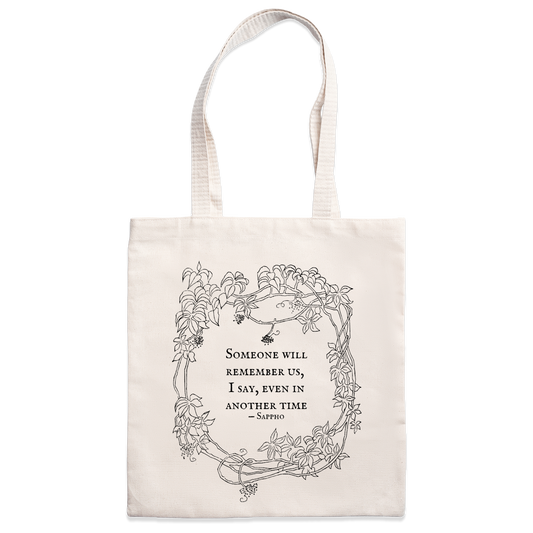 Sappho Fragment 147 Tote Bag